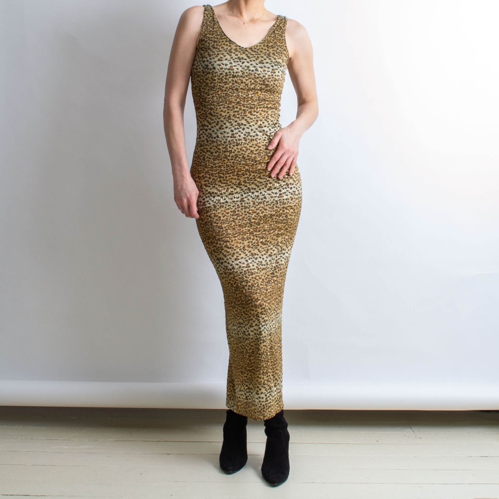 Vintage 90’s Leopard Print Tank Dress